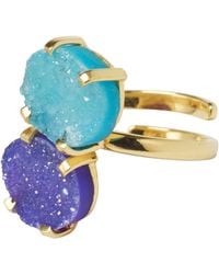YAA YAA LONDON - Colour Pop Lux Adjustable Ring - Lyst