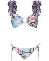Nur Karaata - Lily Blu Short Waist Bikini Set - Lyst