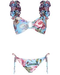 Nur Karaata - Lily Blu Short Waist Bikini Set - Lyst