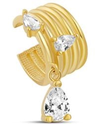 SHYMI - Pear Drop Fluted Ear Cuff - Lyst