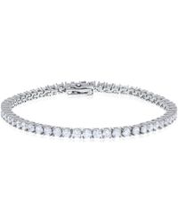 Essentials Jewels Tennis Bracelet Silver - Metallic