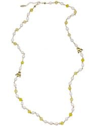 Farra - Agates & Freshwater Pearls Multi-Way Necklace - Lyst