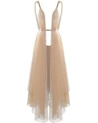 ANTONINIAS - Neutrals Clamitus Beach Cover Up - Lyst