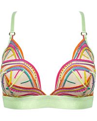 Somewhere Never - Disco Deco Triangle Bralette - Lyst