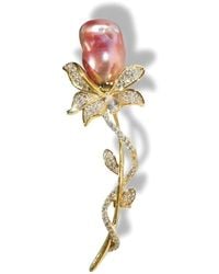 Ninemoo - Rosebud Bloom Brooch - Lyst