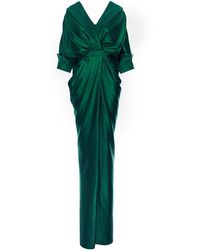 Acob a Porter - Draped Long Dress - Lyst