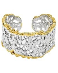 Uchi and Soto - Kin Mixed Metal Filigree Ring - Lyst