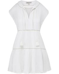 Change of Scenery - Neutrals Gari Short Beach Dress Fresh - Lyst