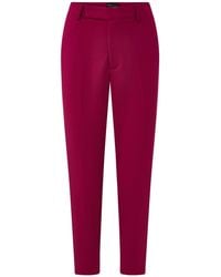 Layo G - Cropped Fucshia Stretch Dress Pants - Lyst
