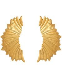 Lavani Jewels - Goldplated Wings Earrings - Lyst
