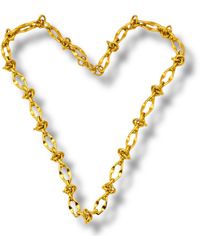 Jagged Halo Jewelry - Barbed Love Knot Necklace - Lyst