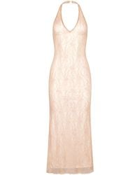 GOD SAVES QUEENS - Neutrals Venus Dress Pearl - Lyst