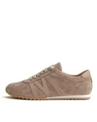 By Virgo - Nola Taupe Handcrafted Leather Sneaker - Lyst
