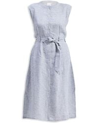 REISTOR - Back Cut Out Linen Dress - Lyst