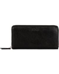 Time Resistance - Leather Continental Wallet - Lyst
