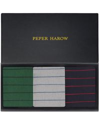 Peper Harow - Made in England - Father's Day Trainer Socks Gift Box – Pin Stripe - Lyst