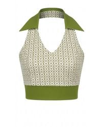Befitnesslou - Top Mint Fleur De Lis - Lyst
