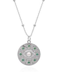 Luna Charles - Livia Eye Coin Necklace - Lyst