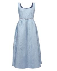 Smart and Joy - Fit-And-Flare Textured Jacquard Dress - Lyst