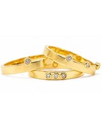 Cier - Diamond Ring Stack - Lyst