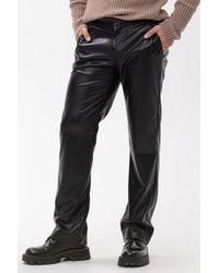 Maison Bogomil - Straight Faux Leather Pants - Lyst