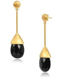 Moon London - Tranquillity Spinel Drop Earrings - Lyst