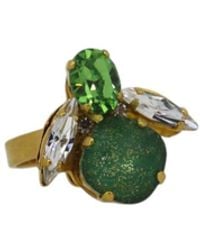 Vickisarge - Yuletide Big Bee Ring - Lyst