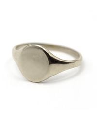 VicStoneNYC Fine Jewelry - Modern Classic Solid Signet Ring - Lyst