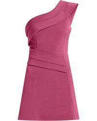 Tia Dorraine - Elegant Touch One-shoulder Mini Dress - Lyst