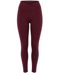 Revyve Active - Neutrals Mulberry Merlot V-Sculpt Legging - Lyst