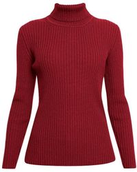 Rumour London - Mia Ribbed Turtleneck Sweater - Lyst