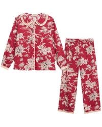 Inara - Shiraz Bouquet Floral Cotton Pyjamas - Lyst