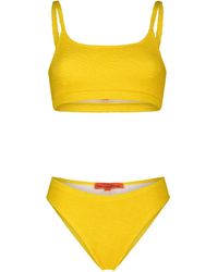 Maison Tangerine - Ibiza Lemon Textured Bikini - Lyst