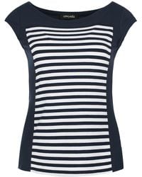 Conquista - Nautical Striped Fitted Cap Sleeve Top - Lyst
