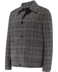 Guards London - Scot Reversible Wool Blend Jacket - Lyst