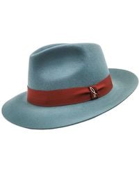 DORIA 1905 - Light Smooth Lapin Felt Drop Hat - Lyst