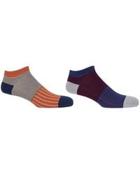 Peper Harow - Made in England - Oxford Stripe & Trainer Socks Bundle - Lyst