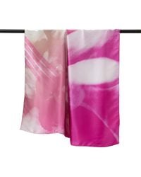 Essenty-Paris - Beauty Of Change Design – French Satin Silk Scarf - Lyst