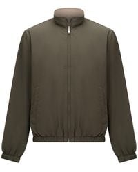 Guards London - Neutrals Eldridge Reversible Lightweight Harrington - Lyst