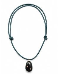 Hye Jane Jewelry - Large Onyx Pietra On Leather Cord Necklace - Lyst