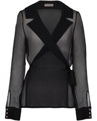 Anse Victorin - Eva Silk Chiffon Blouse - Lyst