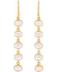 Opium Jewels - Five Tier Oval Drops - Lyst