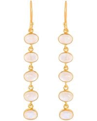 Opium Jewels - Five Tier Oval Drops - Lyst