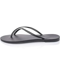 Ancientoo - Aphaea Cord Handcrafted Leather Flip Flop Sandal For - Lyst