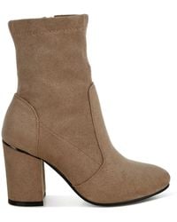 Rag & Co - Neutrals Nidaros Microfiber Sock Boots - Lyst