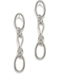 Jaredjamin - Ophelia Chain Dangle Post Earrings - Lyst