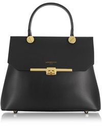 Le Parmentier - Atlanta Top Handle Satchel Bag W/Shoulder Strap - Lyst