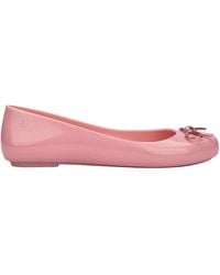 Melissa - Sweet Love Chrome Ballet Flats - Lyst