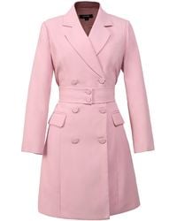 Smart and Joy - Belted Tailor Coat - Lyst