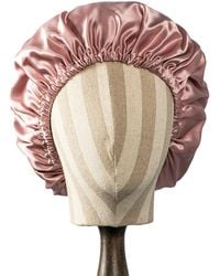 Soft Strokes Silk - Pure Mulberry Silk Dusty Rose Hair Bonnet - Lyst
